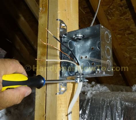 how to locate electrical junction boxes in attic|electrical junction box installation.